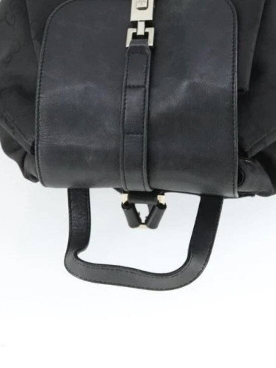GUCCI GG Canvas Backpack Black Silver 003 0245 Auth ep12708 main image 12